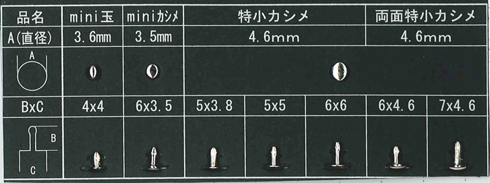 ミニカシメ